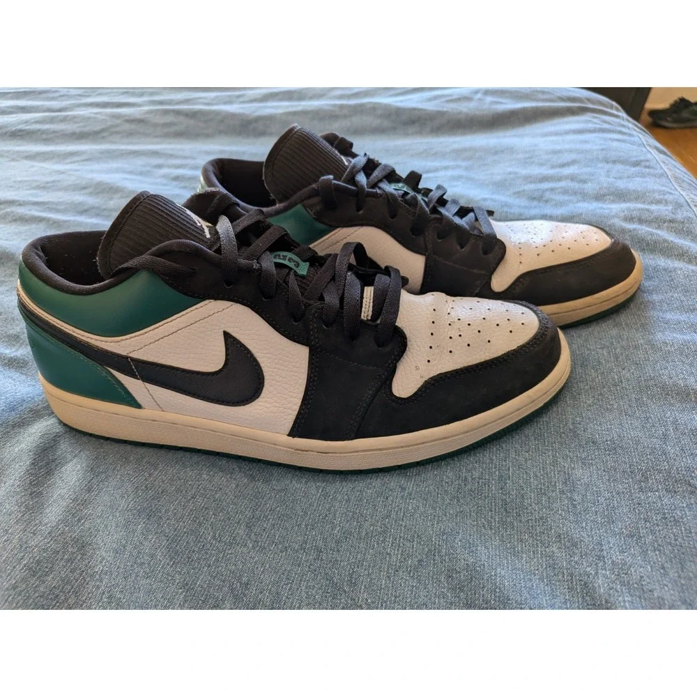 Jordan 1 Low Mystic Green 2019 - 553558-113 s Size 13